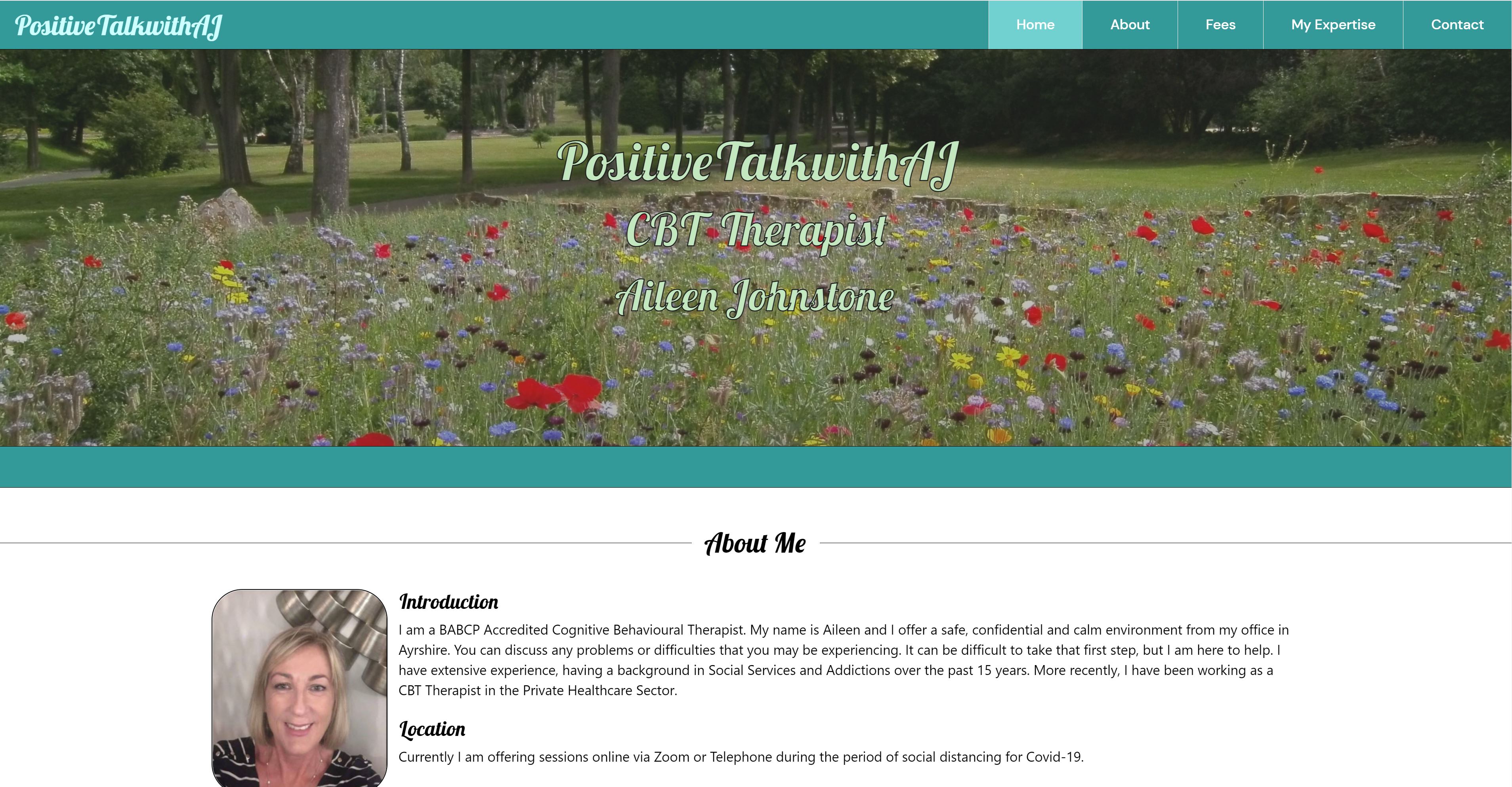 CBT Therapist Website